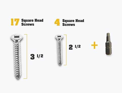 Door Armor Replacement Screw Pack Door Armor Replacement Screw Pack