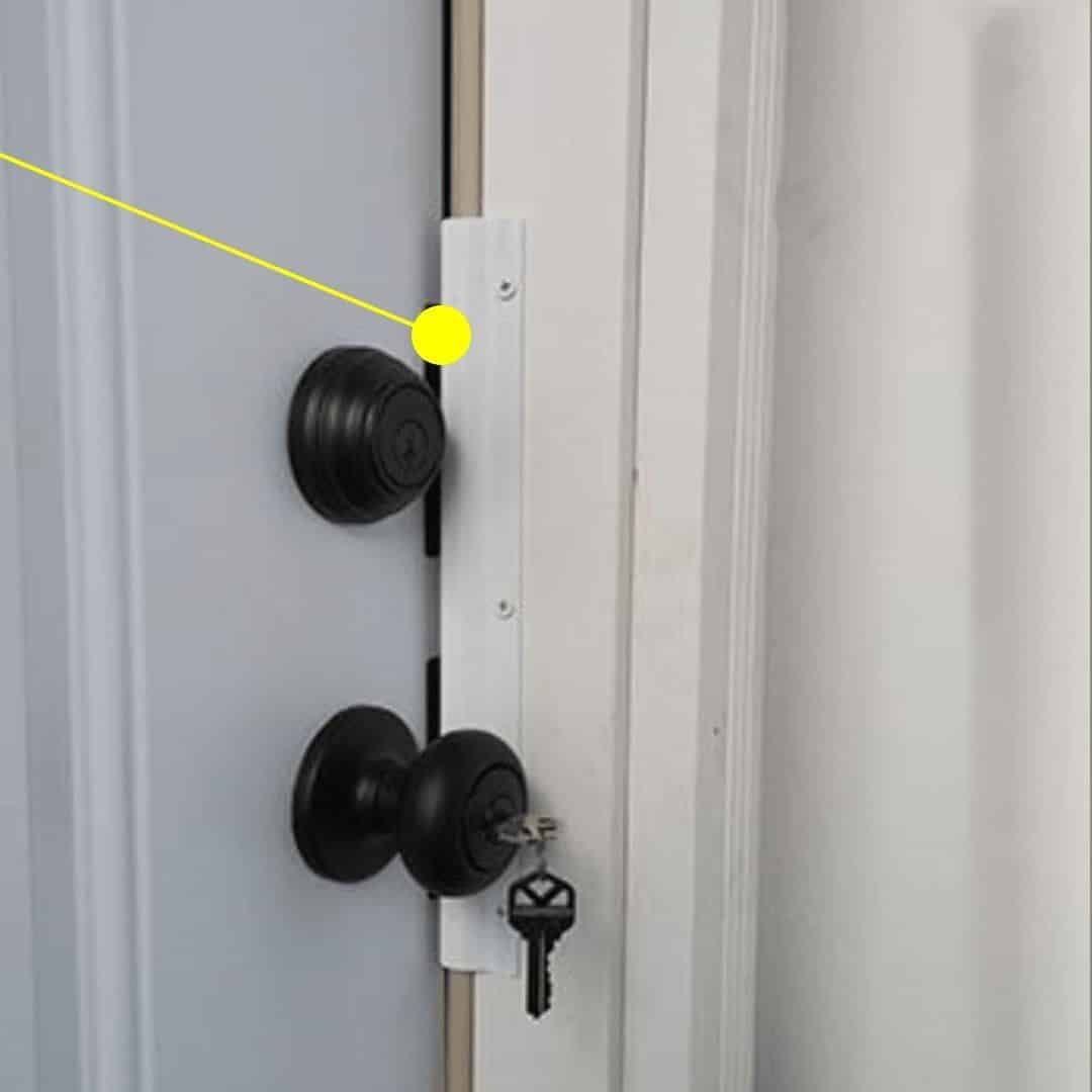 Door Armor Pry Shield Door Security Accessory Door Armor Pry Shield Door Security Accessory