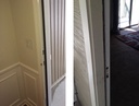White Jamb Shield Installed