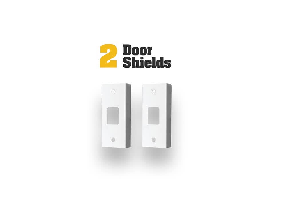 Door Armor MINI Door Shields Lock Security Plates (2Pcs )