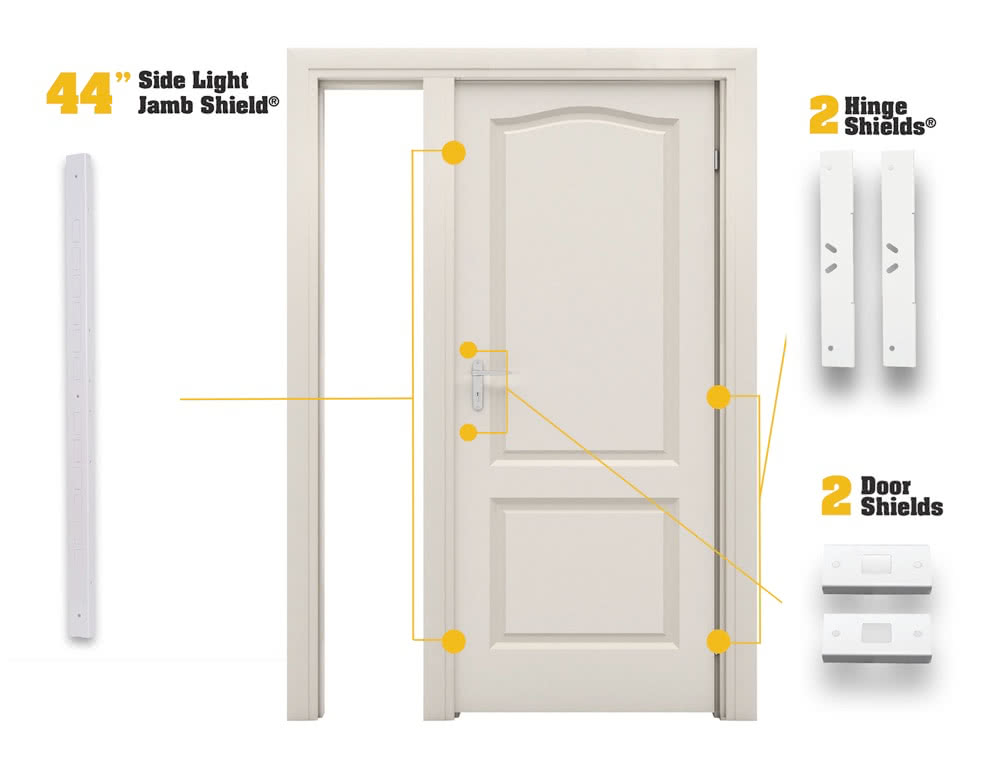 Door Armor Side Light Door Security Kit