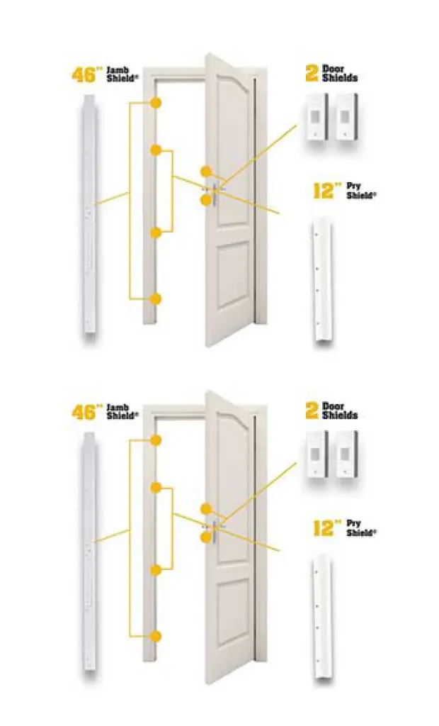 Door Armor 2 Door Bundle - FREE Pry Shields!