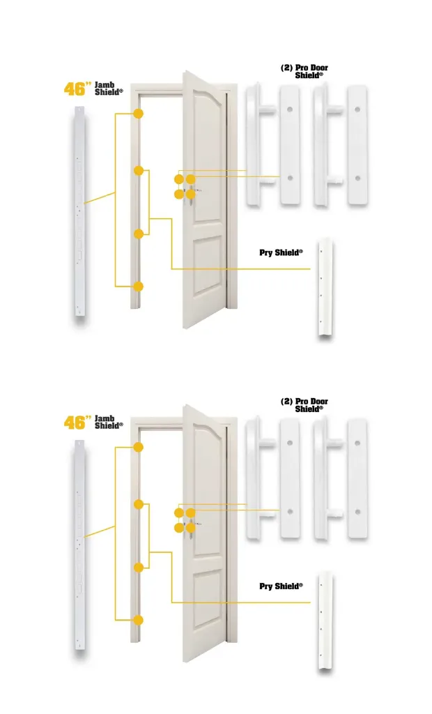 Door Armor 2 Door Bundle - FREE Pry Shields!