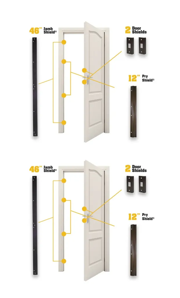 Door Armor 2 Door Bundle - FREE Pry Shields!