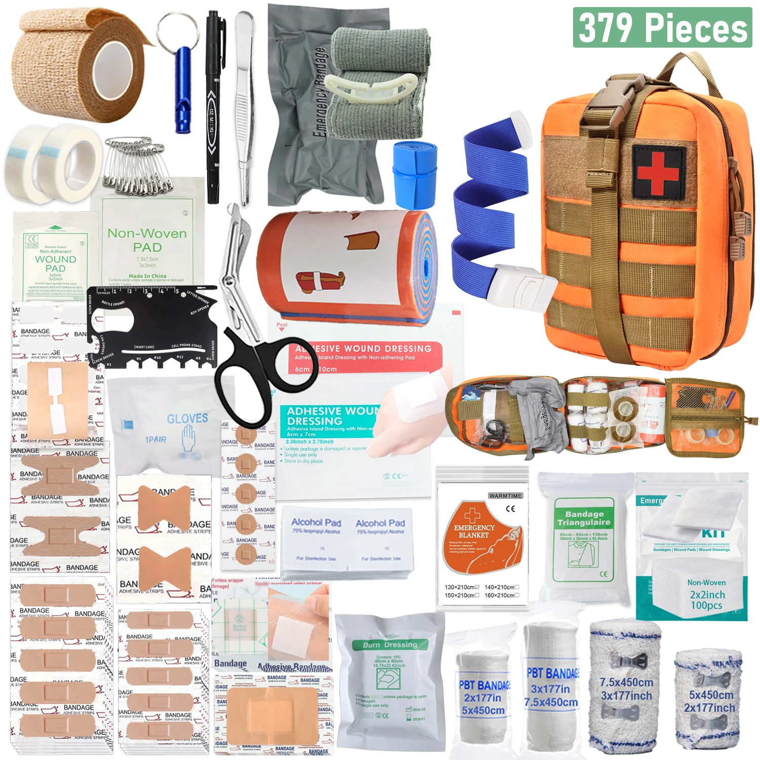 Orange-379pcs