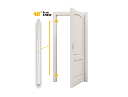 46" Door Armor Jamb Shield - Ultimate Door Security Easy Install